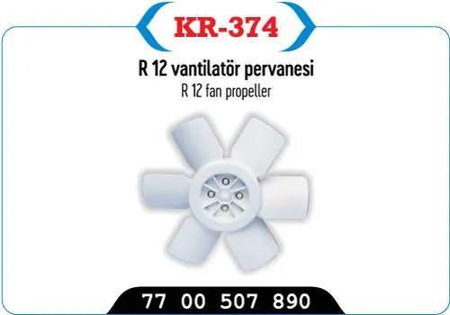 FAN PERVANESİ VE PARÇALARI KAYA KR-374