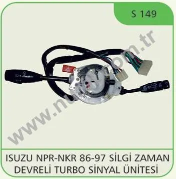 FAR SİNYAL SİLECEK KORNA KOLU VE PARÇALARI NUREL S 149