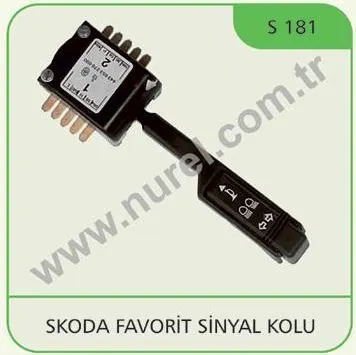 FAR SİNYAL SİLECEK KORNA KOLU VE PARÇALARI NUREL S 181