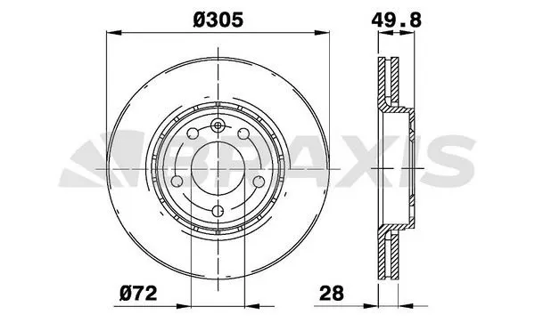 FREN DİSKİ BRAXIS AD0062