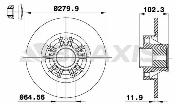 FREN DİSKİ BRAXIS AD0107