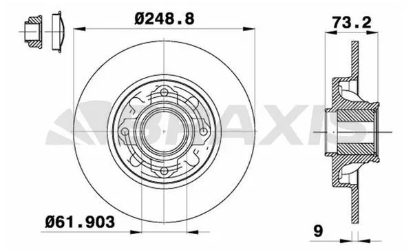 FREN DİSKİ BRAXIS AD0134