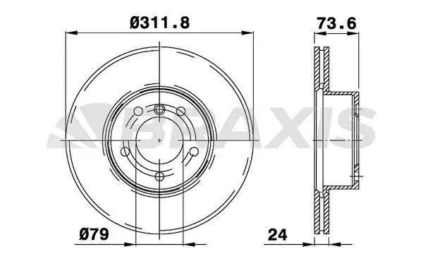 FREN DİSKİ BRAXIS AD0139