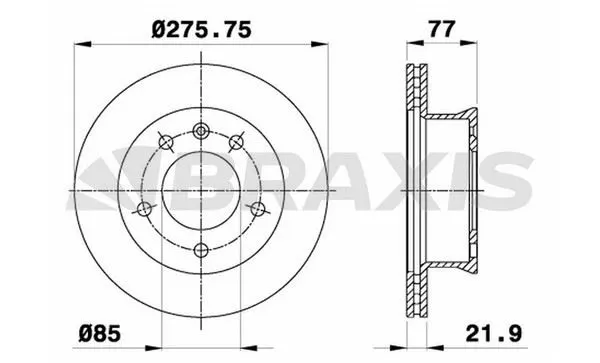 FREN DİSKİ BRAXIS AD0147