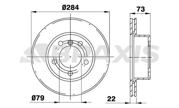 FREN DİSKİ BRAXIS AD0251