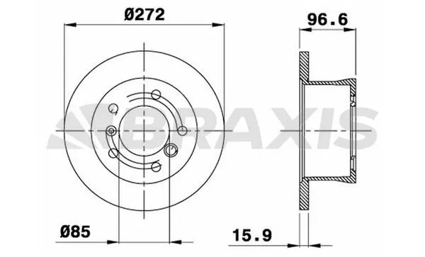 FREN DİSKİ BRAXIS AD0256