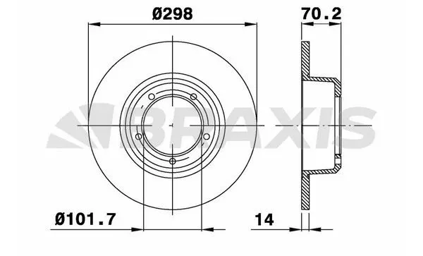 FREN DİSKİ BRAXIS AD0294