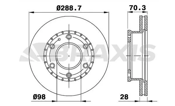 FREN DİSKİ BRAXIS AD0313
