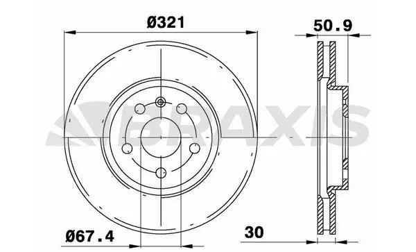 FREN DİSKİ BRAXIS AD0320