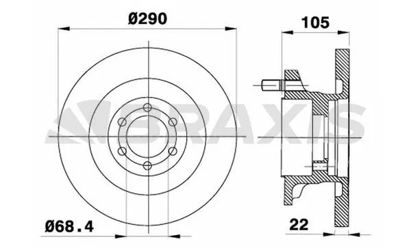 FREN DİSKİ BRAXIS AD0323