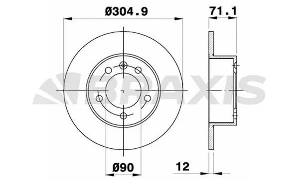 FREN DİSKİ BRAXIS AD0467