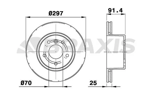 FREN DİSKİ BRAXIS AD0974