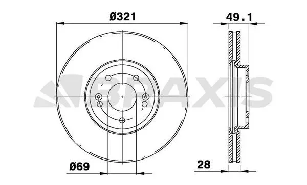 FREN DİSKİ BRAXIS AD0991