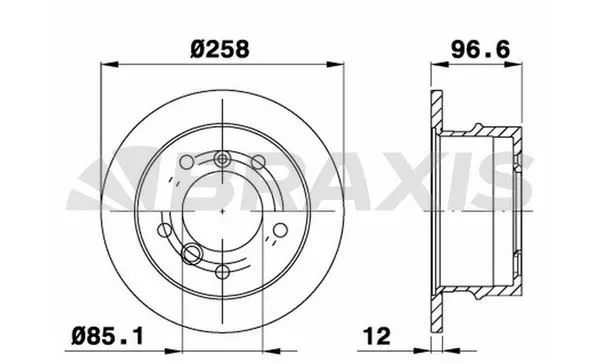 FREN DİSKİ BRAXIS AD0997