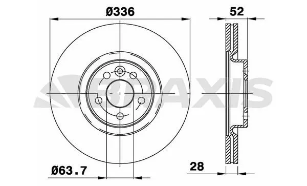 FREN DİSKİ BRAXIS AD1002