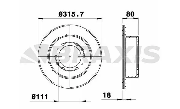 FREN DİSKİ BRAXIS AD1032
