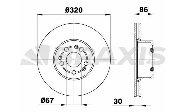 FREN DİSKİ BRAXIS AD1034