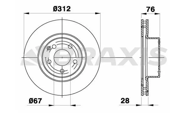 FREN DİSKİ BRAXIS AD1043