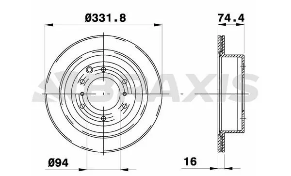 FREN DİSKİ BRAXIS AD1048
