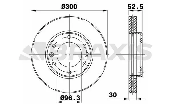 FREN DİSKİ BRAXIS AD1065