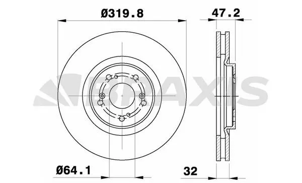 FREN DİSKİ BRAXIS AD1069
