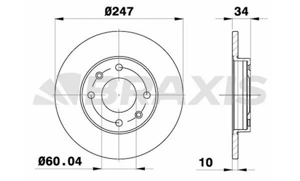 FREN DİSKİ BRAXIS AE0006