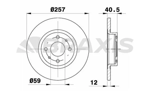 FREN DİSKİ BRAXIS AE0012