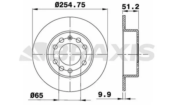 FREN DİSKİ BRAXIS AE0018