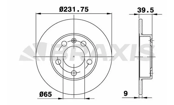 FREN DİSKİ BRAXIS AE0021