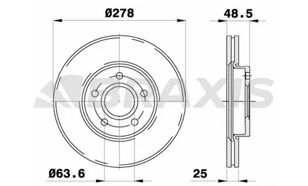 FREN DİSKİ BRAXIS AE0022