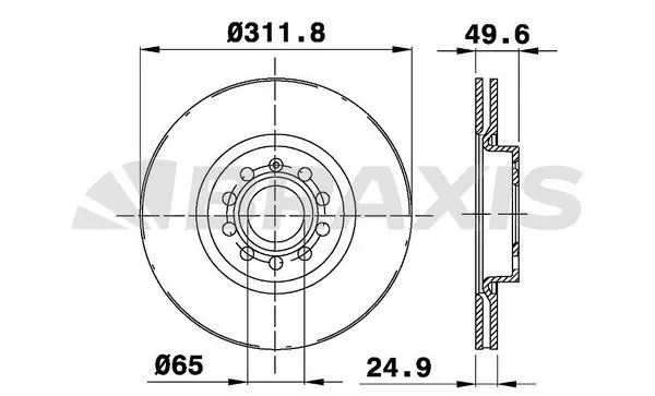 FREN DİSKİ BRAXIS AE0025