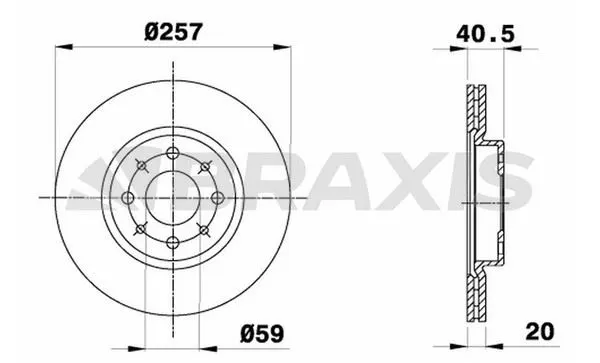 FREN DİSKİ BRAXIS AE0027