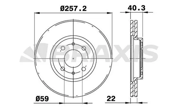 FREN DİSKİ BRAXIS AE0030