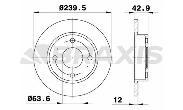 FREN DİSKİ BRAXIS AE0039
