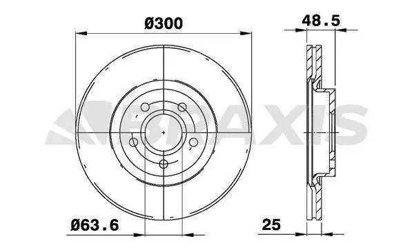 FREN DİSKİ BRAXIS AE0042