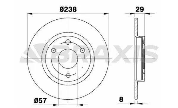 FREN DİSKİ BRAXIS AE0046