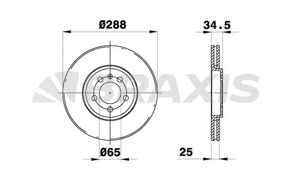 FREN DİSKİ BRAXIS AE0047