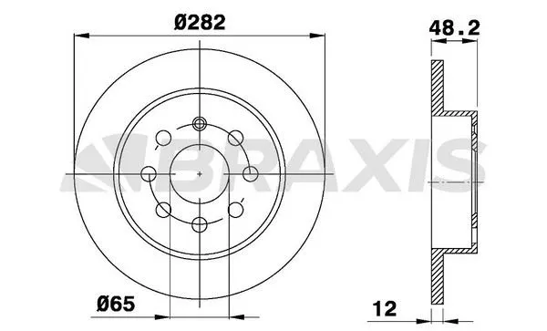 FREN DİSKİ BRAXIS AE0050