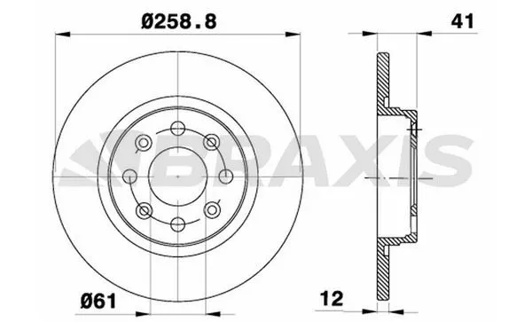 FREN DİSKİ BRAXIS AE0051