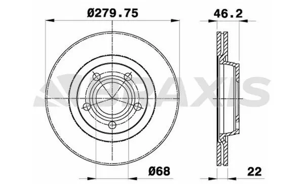 FREN DİSKİ BRAXIS AE0061