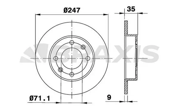 FREN DİSKİ BRAXIS AE0072