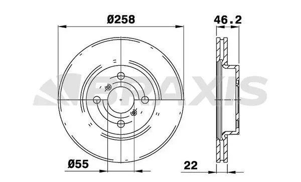 FREN DİSKİ BRAXIS AE0073