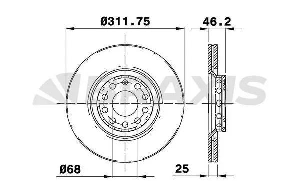 FREN DİSKİ BRAXIS AE0077