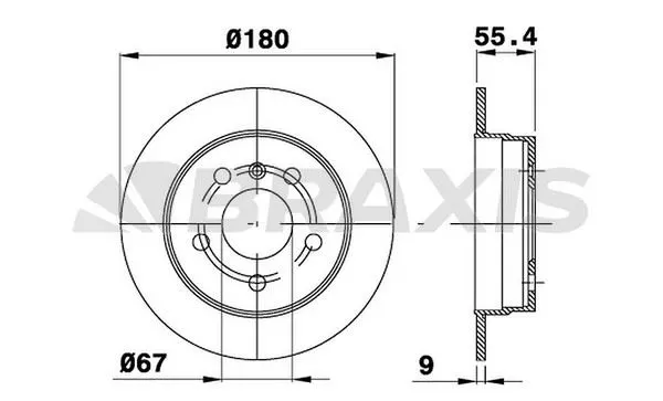 FREN DİSKİ BRAXIS AE0081