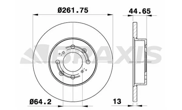 FREN DİSKİ BRAXIS AE0086