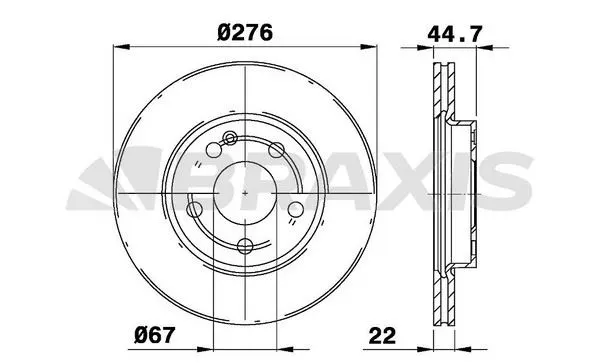 FREN DİSKİ BRAXIS AE0094
