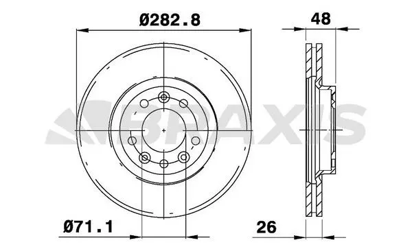 FREN DİSKİ BRAXIS AE0095