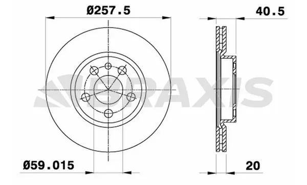 FREN DİSKİ BRAXIS AE0096