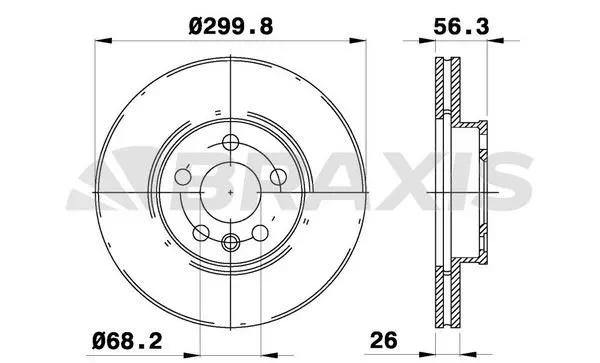 FREN DİSKİ BRAXIS AE0108