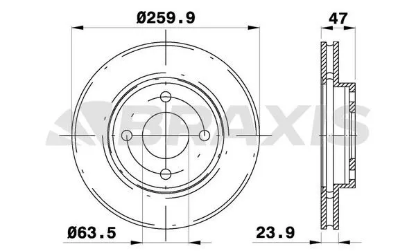 FREN DİSKİ BRAXIS AE0116